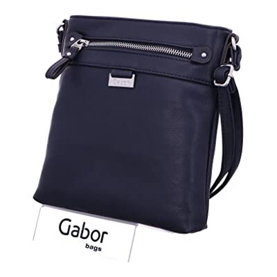 Gabor bags Bolso bandolera Ina para mujer, tamaño pequeño, azul Gabor bags Bolso bandolera Ina para mujer, tamaño pequeño, azul