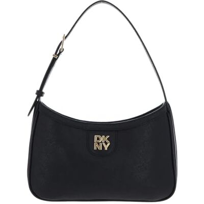 DKNY Carol Demi Bolso de hombro para mujer, Negro/dorado, One Size, Bolsa de hombro DKNY Carol Demi Bolso de hombro para mujer, Negro/dorado, One Size, Bolsa de hombro