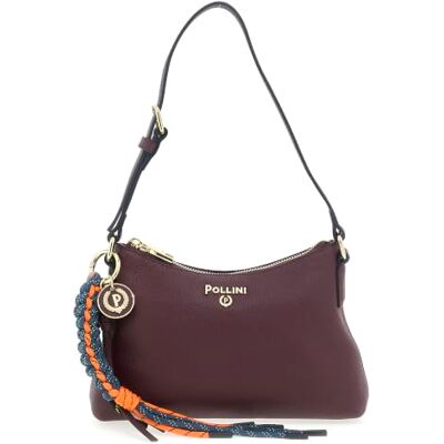 Pollini PEBBLED LEATHER SHOULDER BAG Pollini PEBBLED LEATHER SHOULDER BAG