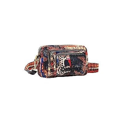 Desigual , Bols_TAPESTRY CARCASSONE para Mujer, Negro, Einheitsgröße Desigual , Bols_TAPESTRY CARCASSONE para Mujer, Negro, Einheitsgröße