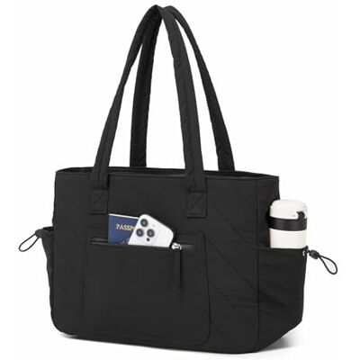 Miss Lulu Bolso Mujer Grande para Portátil 15,6 Pulgadas, Bolso Tote Mujer Trabajo, Tote Bag Shopper para Universidad Viaje Oficina Escuela Miss Lulu Bolso Mujer Grande para Portátil 15,6 Pulgadas, Bolso Tote Mujer Trabajo, Tote Bag Shopper para Universidad Viaje Oficina Escuela