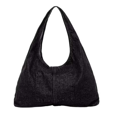 Levi's Emerson Bolso de hombro para mujer, color negro lavado oscuro 3, talla única Levi's Emerson Bolso de hombro para mujer, color negro lavado oscuro 3, talla única