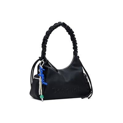Desigual bolso de hombro Montville Half Logo Shoulder Bag Black negro Desigual bolso de hombro Montville Half Logo Shoulder Bag Black negro