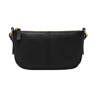 Fossil Jolie Bolso cruzado de piel negra para mujer Fossil Jolie Bolso cruzado de piel negra para mujer