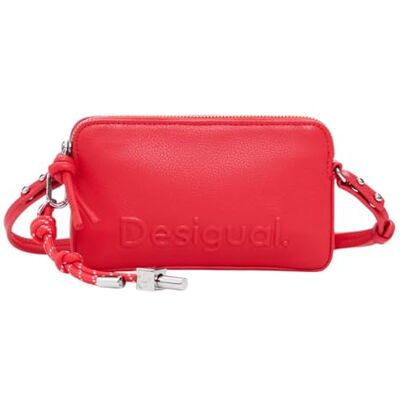 Desigual bolso bandolera Julia Crossbody Bag Coral Desigual bolso bandolera Julia Crossbody Bag Coral