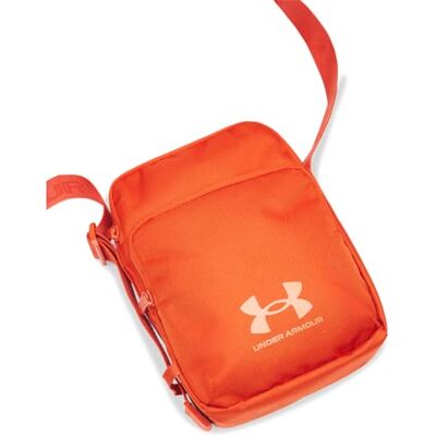Under Armour Unisex Essential Lite Crossbody, Bandolera pequeña y ligera repelente al agua, Bolsa de viaje con 2 bolsillos con cremallera y correas ajustablesSurplus Orange / / Orange Base,OSFM Under Armour Unisex Essential Lite Crossbody, Bandolera pequeña y ligera repelente al agua, Bolsa de viaje con 2 bolsillos con cremallera y correas ajustablesSurplus Orange / / Orange Base,OSFM
