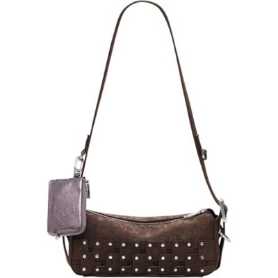Desigual bolso bandolera bolso de hombro New Patch 1 Crossbody Bag Chocolate marrón oscuro Desigual bolso bandolera bolso de hombro New Patch 1 Crossbody Bag Chocolate marrón oscuro