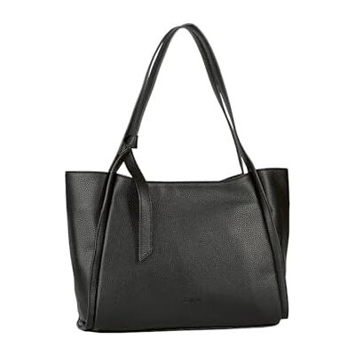 Gabor bags Bolsos Laci para mujer, tipo shopper, bandolera, con cremallera, tamaño grande, color negro Gabor bags Bolsos Laci para mujer, tipo shopper, bandolera, con cremallera, tamaño grande, color negro