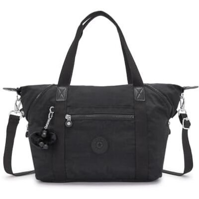 Kipling Art Bolsa de mano grande y ligera con cierre de cremallera y correa ajustable Kipling Art Bolsa de mano grande y ligera con cierre de cremallera y correa ajustable