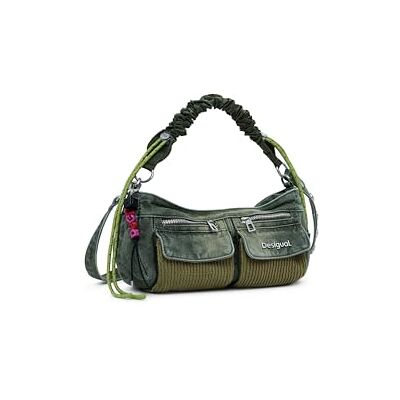 Desigual bolso de hombro bolso bandolera Donosti Bravo Hand Bag Kaki caqui Desigual bolso de hombro bolso bandolera Donosti Bravo Hand Bag Kaki caqui