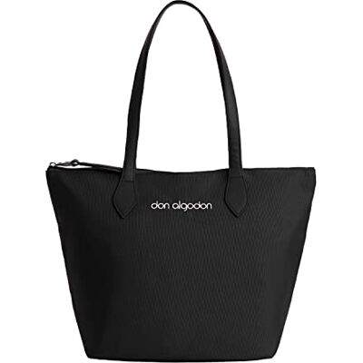 DON ALGODON Bolso mujer Bolsos de mujer Bolso shopper mujer the tote bag con cierre de cremallera organizador bolsos de mujer en el interior DON ALGODON Bolso mujer Bolsos de mujer Bolso shopper mujer the tote bag con cierre de cremallera organizador bolsos de mujer en el interior