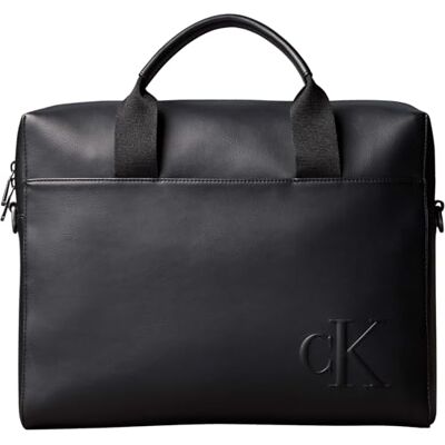 Calvin Maletín para portátil Hombre Bold Commuter con correa para el hombro, Negro (Black), Talla Única Calvin Maletín para portátil Hombre Bold Commuter con correa para el hombro, Negro (Black), Talla Única