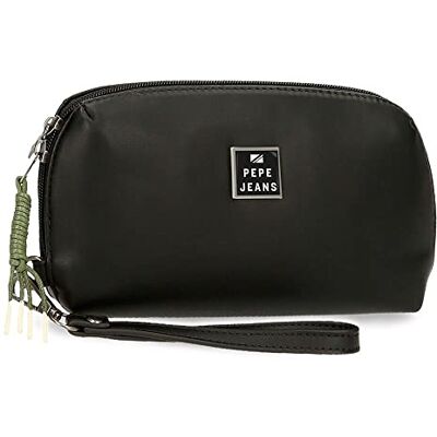Pepe Jeans Bea Bolso de Mano Negro 20x11x4 cms Piel sintética Pepe Jeans Bea Bolso de Mano Negro 20x11x4 cms Piel sintética