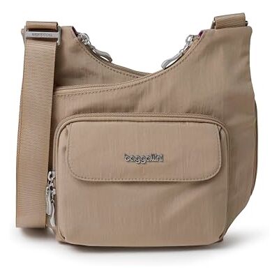 Baggallini Bolso cruzado cruzado, playa, Talla única, Criss Cross Baggallini Bolso cruzado cruzado, playa, Talla única, Criss Cross