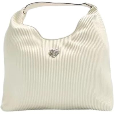 PLEIN SPORT Hobo Ana, Bolso Unisex Adulto, Milk, C PLEIN SPORT Hobo Ana, Bolso Unisex Adulto, Milk, C