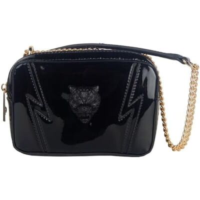 PLEIN SPORT Mini Crossover Heidi, Bolso Unisex Adulto, Black, Talla única PLEIN SPORT Mini Crossover Heidi, Bolso Unisex Adulto, Black, Talla única