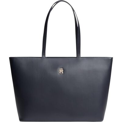 Tommy Hilfiger Mujer En Latam Side Corp Tote Bolso de mano, Azul Espacial Tommy Hilfiger Mujer En Latam Side Corp Tote Bolso de mano, Azul Espacial