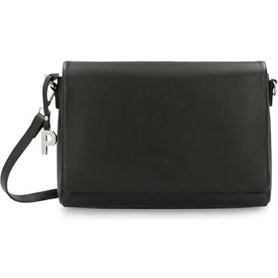 Picard Bali Bolso Bandolera para Mujer de Piel de Vacuno con Cierre magnético, 26 x 17 x 9 cm, Color Negro Picard Bali Bolso Bandolera para Mujer de Piel de Vacuno con Cierre magnético, 26 x 17 x 9 cm, Color Negro