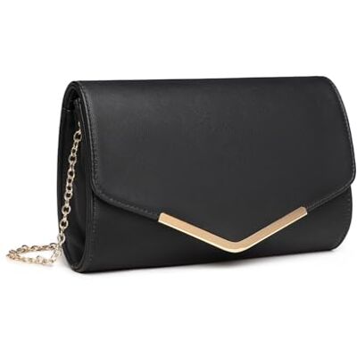 Miss Lulu Bolso Mujer Bandolera Pequeño, Clutch para Fiesta Ideal para Fiestas y Movilidad Diaria Con Espacio Especial para Teléfono Duradero y Estiloso Miss Lulu Bolso Mujer Bandolera Pequeño, Clutch para Fiesta Ideal para Fiestas y Movilidad Diaria Con Espacio Especial para Teléfono Duradero y Estiloso