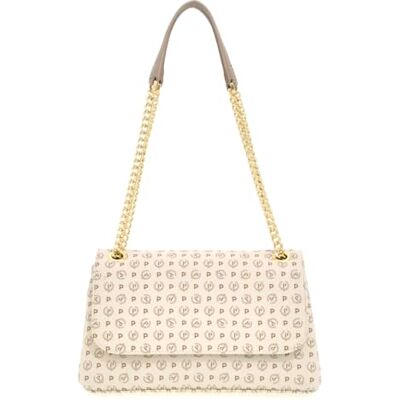 Pollini HERITAGE LOGO CLASSIC SHOULDER BAG Pollini HERITAGE LOGO CLASSIC SHOULDER BAG