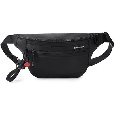 Hedgren Ziva Riñonera y Crossbody con RFID – Riñonera 100% reciclada RPET Impermeable, Negro, Talla única, Estilo Moderno, Urbano y Minimalista Que se Adapta sin Esfuerzo a la Vida Cotidiana de la Hedgren Ziva Riñonera y Crossbody con RFID – Riñonera 100% reciclada RPET Impermeable, Negro, Talla única, Estilo Moderno, Urbano y Minimalista Que se Adapta sin Esfuerzo a la Vida Cotidiana de la