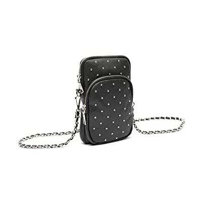 MISAKO Tachita bolso bandolera mini para móvil con detalles metalizados Cierre de cremallera, correa ajustable, resistente, lo esencial siempre a mano, diseño versátil, ideal como regalo para mujer MISAKO Tachita bolso bandolera mini para móvil con detalles metalizados Cierre de cremallera, correa ajustable, resistente, lo esencial siempre a mano, diseño versátil, ideal como regalo para mujer