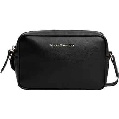 Tommy Hilfiger Bolsa para cámara TH LOGOTAPE AW0AW17689 Crossover, color negro (negro), talla única, Negro (Negro), One Size Tommy Hilfiger Bolsa para cámara TH LOGOTAPE AW0AW17689 Crossover, color negro (negro), talla única, Negro (Negro), One Size
