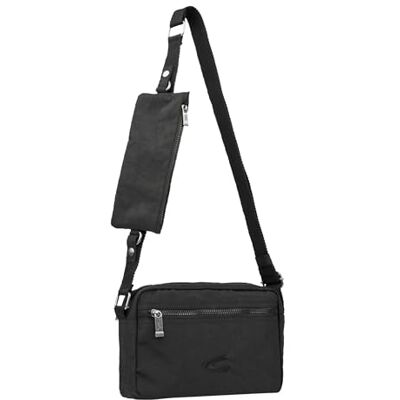 camel active Bolso de hombro Journey para hombre, tamaño mediano, negro camel active Bolso de hombro Journey para hombre, tamaño mediano, negro