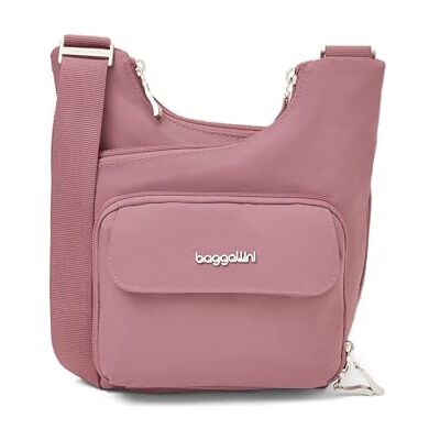 Baggallini Criss Cross 10x11 Crossbody Women Lightweight Water-Resistant Nylon Travel Bag W/RFID & Quick Access Pockets Baggallini Criss Cross 10x11 Crossbody Women Lightweight Water-Resistant Nylon Travel Bag W/RFID & Quick Access Pockets