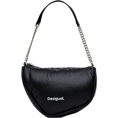 Desigual bolso de hombro bolso bandolera Lemonheart Crossbody Bag Black negro Desigual bolso de hombro bolso bandolera Lemonheart Crossbody Bag Black negro