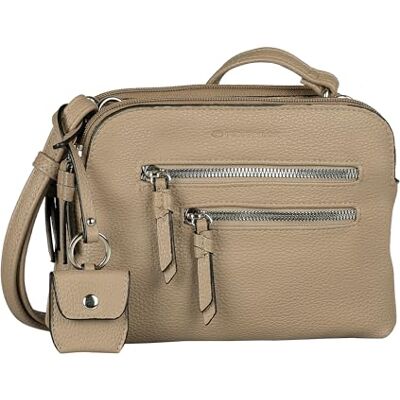 TOM TAILOR Winona Bolso bandolera para mujer (tamaño pequeño), beige, small TOM TAILOR Winona Bolso bandolera para mujer (tamaño pequeño), beige, small