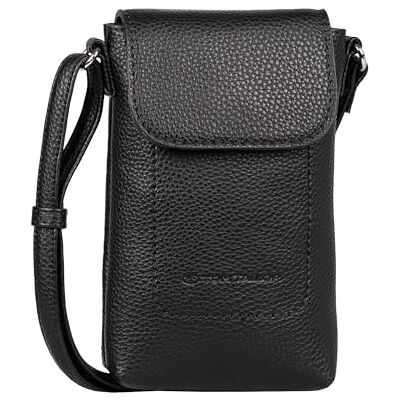 TOM TAILOR Bolso de hombro Elis para mujer, tamaño mediano, negro TOM TAILOR Bolso de hombro Elis para mujer, tamaño mediano, negro