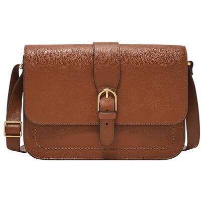 Fossil Women's Zoey Leather Large Flap Crossbody Purse Handbag, Brown (Model: ) Fossil Women's Zoey Leather Large Flap Crossbody Purse Handbag, Brown (Model: )