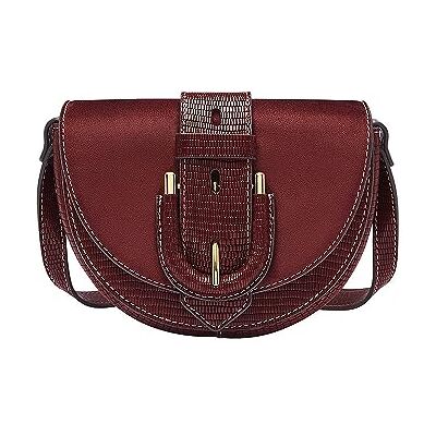 Fossil bolso de mujer Harwell, Bolso crossbody pequeño con solapa en piel repujada efecto lagarto, Largo: 16,5 cm, Ancho: 5,1 cm, Alto: 11,4 cm, Fossil bolso de mujer Harwell, Bolso crossbody pequeño con solapa en piel repujada efecto lagarto, Largo: 16,5 cm, Ancho: 5,1 cm, Alto: 11,4 cm,