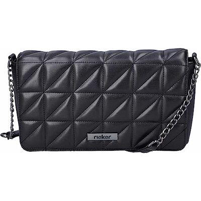 Rieker H1110, Bolso Bandolera para Mujer, Black, S Rieker H1110, Bolso Bandolera para Mujer, Black, S