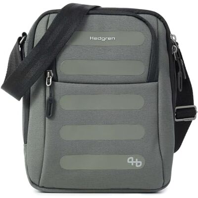 Hedgren RELAX M Bolso cruzado unisex con RFID, tamaño mediano, compartimento acolchado para dispositivos, RPET reciclado, tinta negra Hedgren RELAX M Bolso cruzado unisex con RFID, tamaño mediano, compartimento acolchado para dispositivos, RPET reciclado, tinta negra