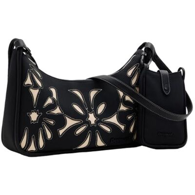 Desigual bolso bandolera bolso de hombro Sybilla Medley Crossbody Bag Black negro Desigual bolso bandolera bolso de hombro Sybilla Medley Crossbody Bag Black negro
