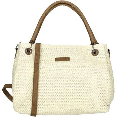 ENRICO BENETTI Ibiza, Bolso para Mujer, Off-White, Talla ÚNICA ENRICO BENETTI Ibiza, Bolso para Mujer, Off-White, Talla ÚNICA
