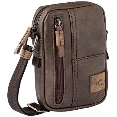 camel active Laos Bolso bandolera para Hombre, 004066, Marrón, 13x3x19 camel active Laos Bolso bandolera para Hombre, 004066, Marrón, 13x3x19