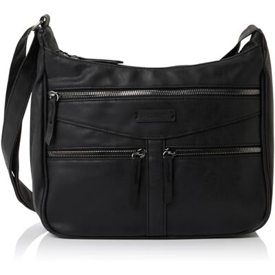 ENRICO BENETTI Nouméa Schoudertas Bolso de Hombro PU Negro ENRICO BENETTI Nouméa Schoudertas Bolso de Hombro PU Negro