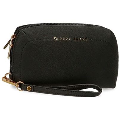 Pepe Jeans Diane Bolso de Mano Negro 20x11x4 cms Piel sintética Pepe Jeans Diane Bolso de Mano Negro 20x11x4 cms Piel sintética