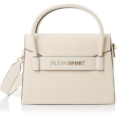 PLEIN SPORT Tote Blake, Handbag Unisex Adulto, Off White PLEIN SPORT Tote Blake, Handbag Unisex Adulto, Off White