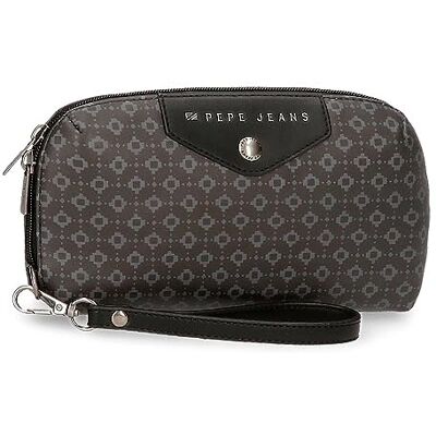 Pepe Jeans Bethany Bolso de Mano Negro 20x11x4 cms Piel sintética Pepe Jeans Bethany Bolso de Mano Negro 20x11x4 cms Piel sintética