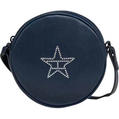 Tommy Hilfiger KA0KA00086 Bolso festivo con diamantes de imitación para niñas, color azul oscuro, talla única Tommy Hilfiger KA0KA00086 Bolso festivo con diamantes de imitación para niñas, color azul oscuro, talla única