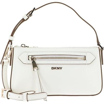 DKNY Bryant AVE TZ Demi Crossbody Bolso de mano para mujer, color malvavisco DKNY Bryant AVE TZ Demi Crossbody Bolso de mano para mujer, color malvavisco