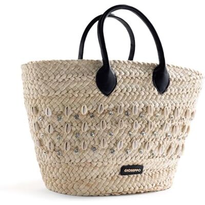 GIOSEPPO Bolso Capazo Caguayan 78269 Natural de Rafia con Cremallera para Mujer Mujer GIOSEPPO Bolso Capazo Caguayan 78269 Natural de Rafia con Cremallera para Mujer Mujer