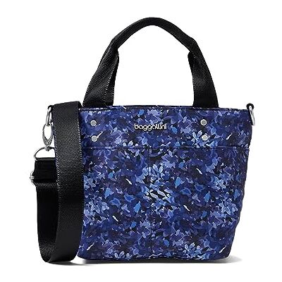 Baggallini Mini bolso de mano para mujer, Pétalo de índigo, Einheitsgröße Baggallini Mini bolso de mano para mujer, Pétalo de índigo, Einheitsgröße