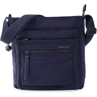 Hedgren bolso bandolera Inner City Orva Crossover RFID Corduroy Peacoat Blue azul marino Hedgren bolso bandolera Inner City Orva Crossover RFID Corduroy Peacoat Blue azul marino