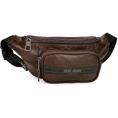 Pepe Jeans Horley Riñonera Marrón 30x13x5 cms Poliéster Pepe Jeans Horley Riñonera Marrón 30x13x5 cms Poliéster