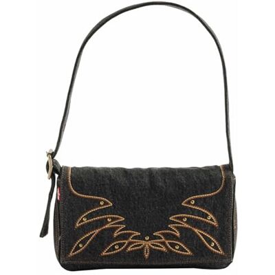 Levi's Brannan Bolso de hombro (talla única), color negro Levi's Brannan Bolso de hombro (talla única), color negro